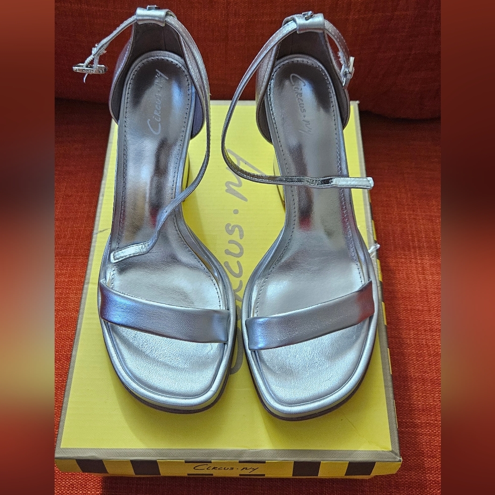NWT Circus NY by Sam Edelman Holmes Two-Piece Platform Dress Sandals Sz 8